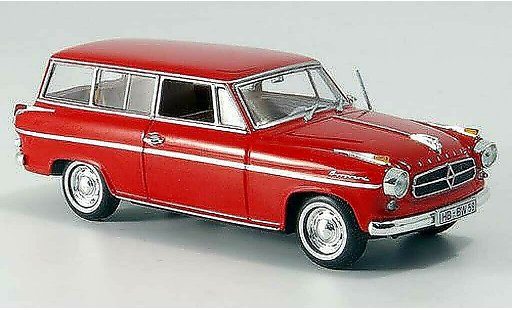 Borgward Isabella break 1/43 Minichamps Kombi rot 1958 modellautos