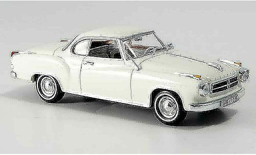 Borgward Isabella coupe 1/43 Minichamps weiss 1958 modellautos