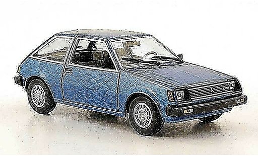 Mitsubishi Colt Base 1/43 Minichamps blau 1978 modellautos