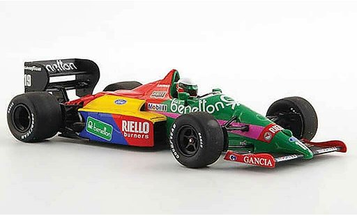 Benetton B187 course 1/43 Minichamps 1987 Benetton B187 No.19 T.Fabi -Saison modellautos