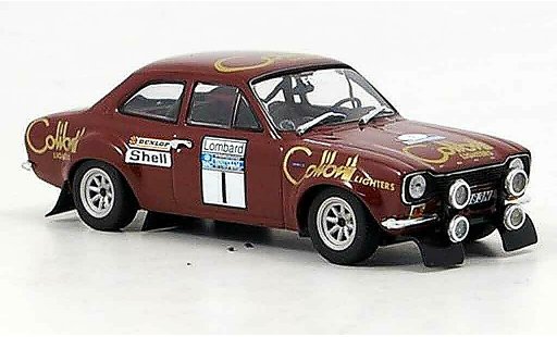 Ford Escort MK1 1/43 Minichamps I Makinen Liddon Sieger Rallye RAC 1974 modellautos