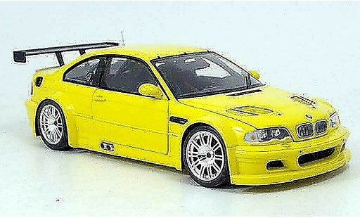 Bmw M3 coupe 1/18 Minichamps GTR E46 street gelb 2001 modellautos