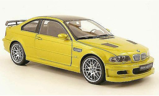 Bmw M3 GTR 1/18 Kyosho E46 gr&Atilde;&frac14;n gelb modellautos
