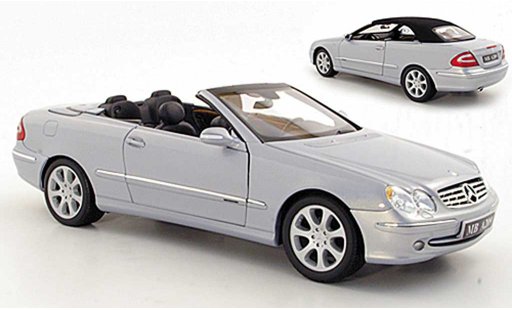 Mercedes Classe CL Cabriolet 1/18 Kyosho K Cabrio grau metallisee 2003 modellautos