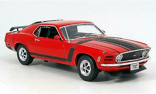 Ford Mustang Boss 1/18 Welly rot modellautos