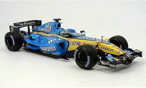 Renault F1 2006 1/18 Hot Wheels r25 g.fisica modellautos