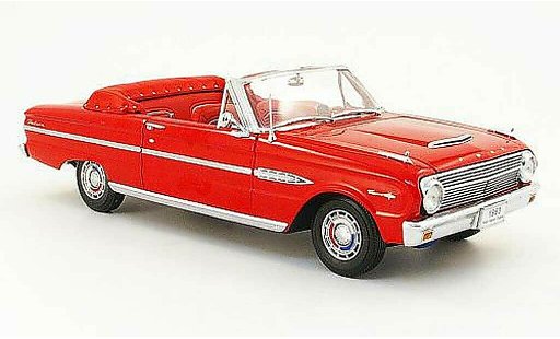 Ford Falcon Cabriolet 1/18 Sun Star Cabrio rot 1963 modellautos