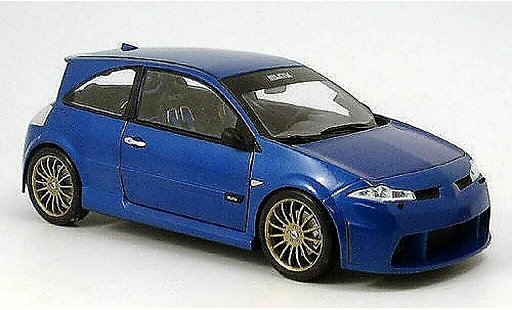 Renault Megane Vampire 1/18 Norev rstuning blau modellautos