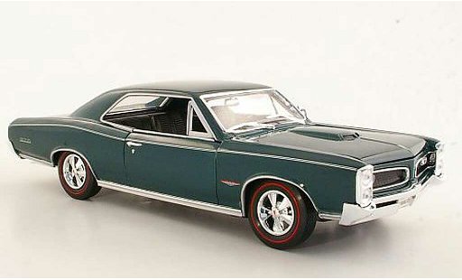 Pontiac GTO 1966 1/18 Welly gr&Atilde;&frac14;n modellautos