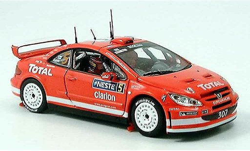 Peugeot 307 WRC 1/43 Vitesse gronholm rallye 2004 modellautos