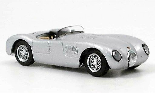 Jaguar C-Type Stradale 1/43 Brumm grau metallisee modellautos