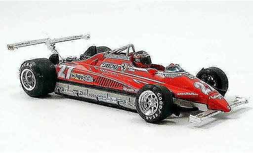 Ferrari 126 C 1/43 Brumm C2 no.27 g.villeneuve long beach avec pilot modellautos
