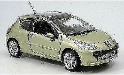 Peugeot 207 GT 1/18 Norev 3 portes or modellautos