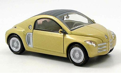 Renault Fiftie Concept 1/43 Norev gelb car 1996 modellautos