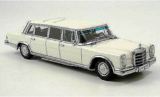 Mercedes 600 Base 1/43 Autoart (W100) LWB weiss modellautos