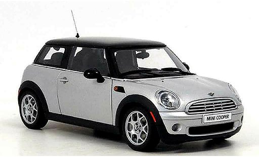 Mini Cooper D 1/18 Autoart grau schwarz modellautos