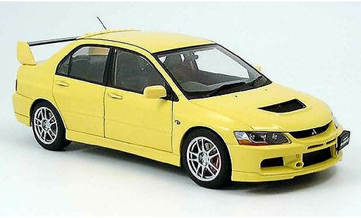 Mitsubishi Lancer Evolution IX 1/18 Autoart gsr gelb modellautos