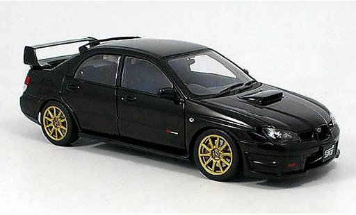 Subaru Impreza WRX 1/18 Autoart STI schwarz 2006 modellautos
