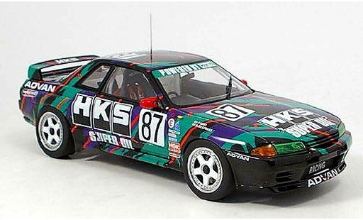 Nissan Skyline R32 1/18 Autoart gtr hks skyline no.87 1993 modellautos