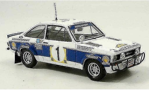 Ford Escort Berlina 1/43 Trofeu MKIIWorks Team Rally Safari 1977 modellautos