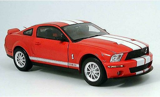 Shelby GT 500 2007 1/18 Shelby Collectibles rot weiss modellautos
