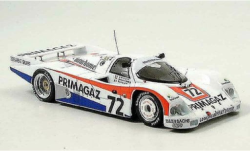 Porsche 962 1987 1/43 Spark No.72 Primagazzweiter Le Mans modellautos