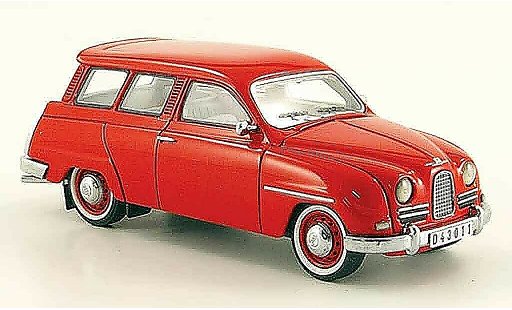 Saab 95 Base 1/43 Neo rot 14 modellautos