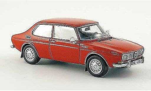 Saab 99 Base 1/43 Neo Saloon rot modellautos
