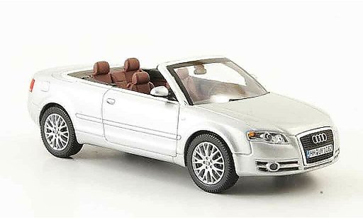 Audi A4 cabriolet 1/43 Norev grau metallisee 2006 modellautos