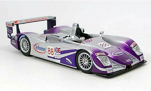 Audi R8 LMP course 1/18 Spark Le Mans 2004 modellautos