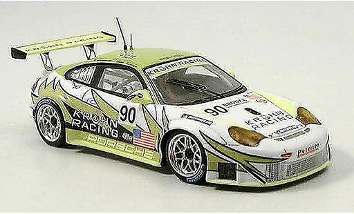 Porsche 911 GT3 RSR 1/43 Spark White Lightning No.90 Le Mans 2006 modellautos