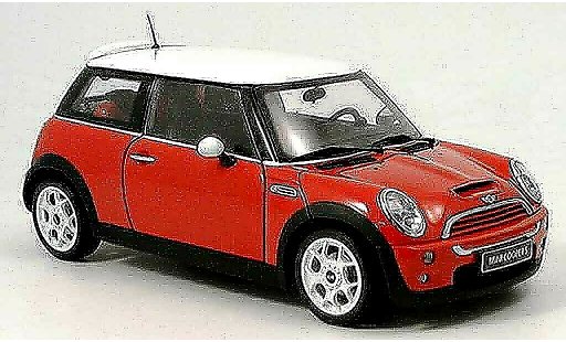 Mini Cooper S 1/18 Kyosho rot weiss modellautos