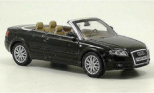 Audi A4 cabriolet 1/43 Norev schwarz modellautos