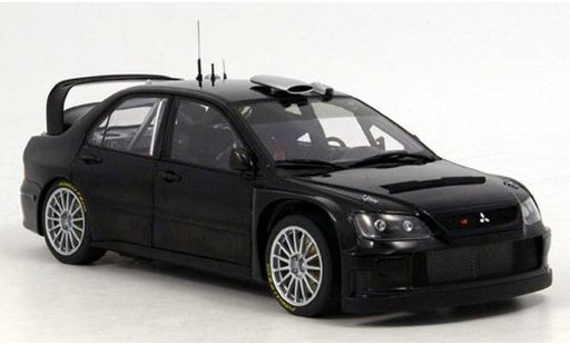Mitsubishi Lancer Evolution IX 1/18 Autoart wrc schwarz plain body version 2005 modellautos