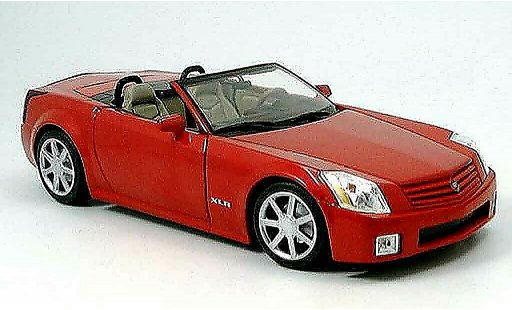 Cadillac XLR roadster 1/18 Hot Wheels rot modellautos
