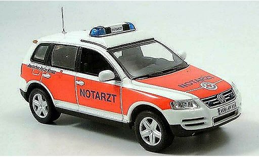 Volkswagen Touareg Base 1/43 Minichamps Notarzt 2002 modellautos