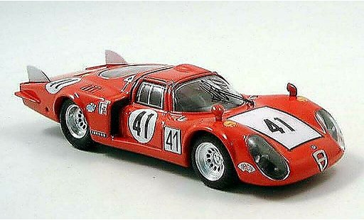 Alfa Romeo 33.2 prototipo 1/43 Best 1968 LM No.41 Bagheti/Vaccarell 24h Le Mans modellautos