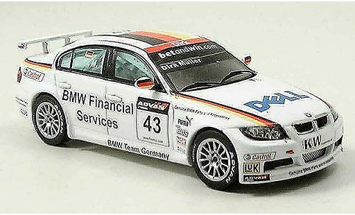 Bmw 320 WTCC 1/43 Spark E90 si No.43 Muller 2006 modellautos