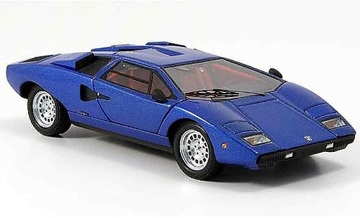 Lamborghini Countach LP 400 1/43 Kyosho blau modellautos