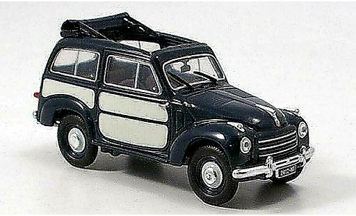 Fiat 500 C 1/43 Norev Belvedere blau 1952 modellautos