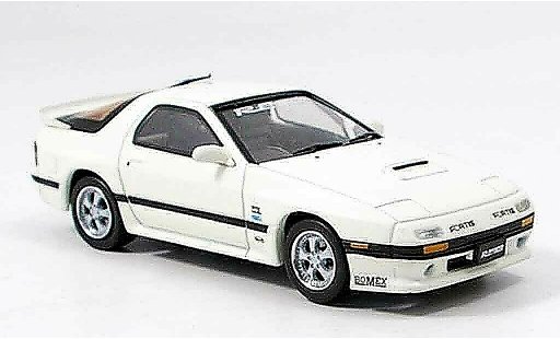 Mazda RX7 1985 1/43 Aoshima weiss modellautos