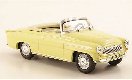 Skoda Felicia Roadster 1/43 Abrex beige modellautos