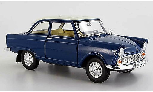 DKW Junior Berline 1/18 Revell blau gr&Atilde;&frac14;n weiss 1959 modellautos