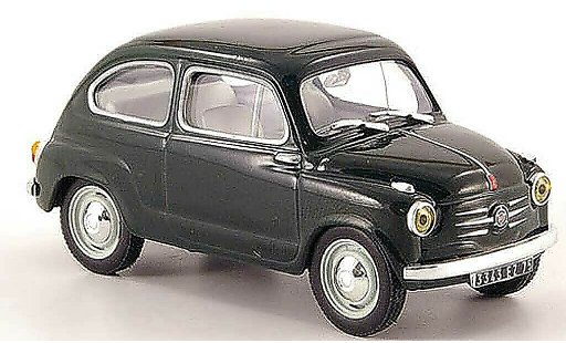 Fiat 600 Berlina 1/43 Hachette gr&Atilde;&frac14;n 1957 modellautos