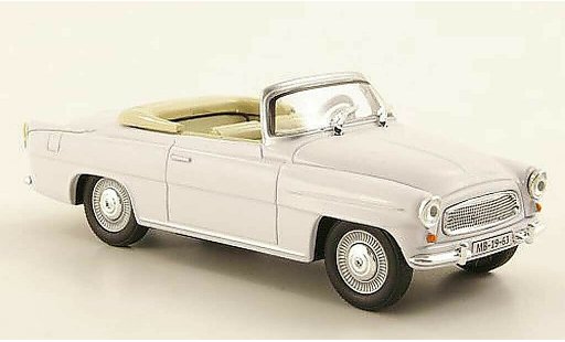 Skoda Felicia Roadster 1/43 Abrex weiss modellautos