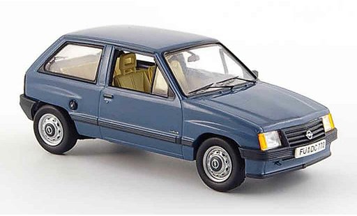 Opel Corsa A Base 1/43 Schuco a blau modellautos