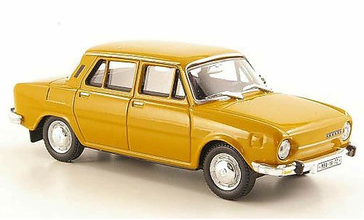 Skoda 110 L 1/43 Abrex braun 1969 modellautos