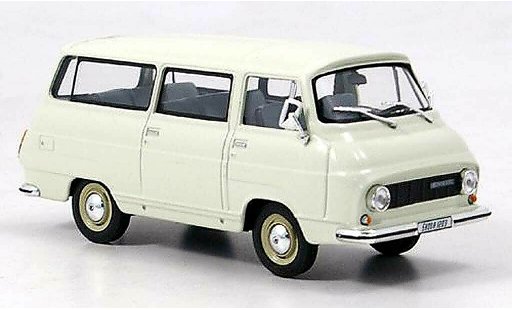 Skoda 1203 Mikrobus 1/43 Abrex weiss modellautos