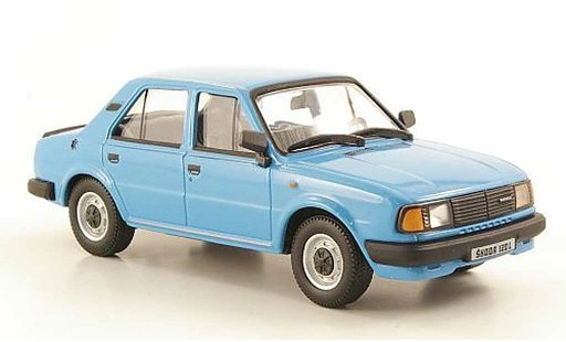 Skoda 120 Base 1/43 Abrex L blau 1986 modellautos