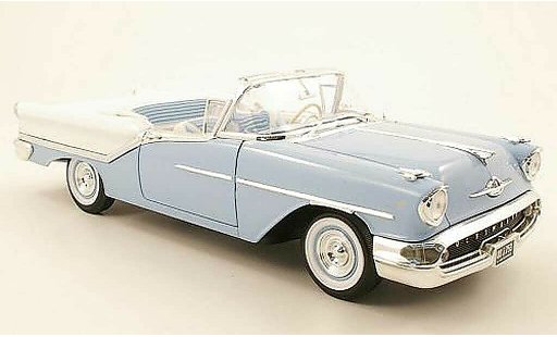 Oldsmobile Super 88 Convertible 1/18 Yat Ming cabrio blau weiss 1957 modellautos